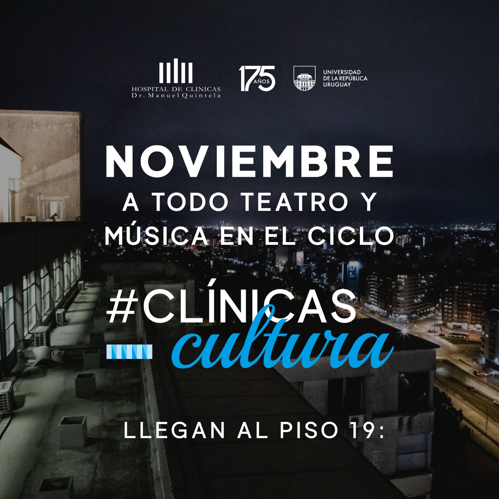 Noviembre a todo Teatro y Música en el Ciclo Clínicas Cultura!!!