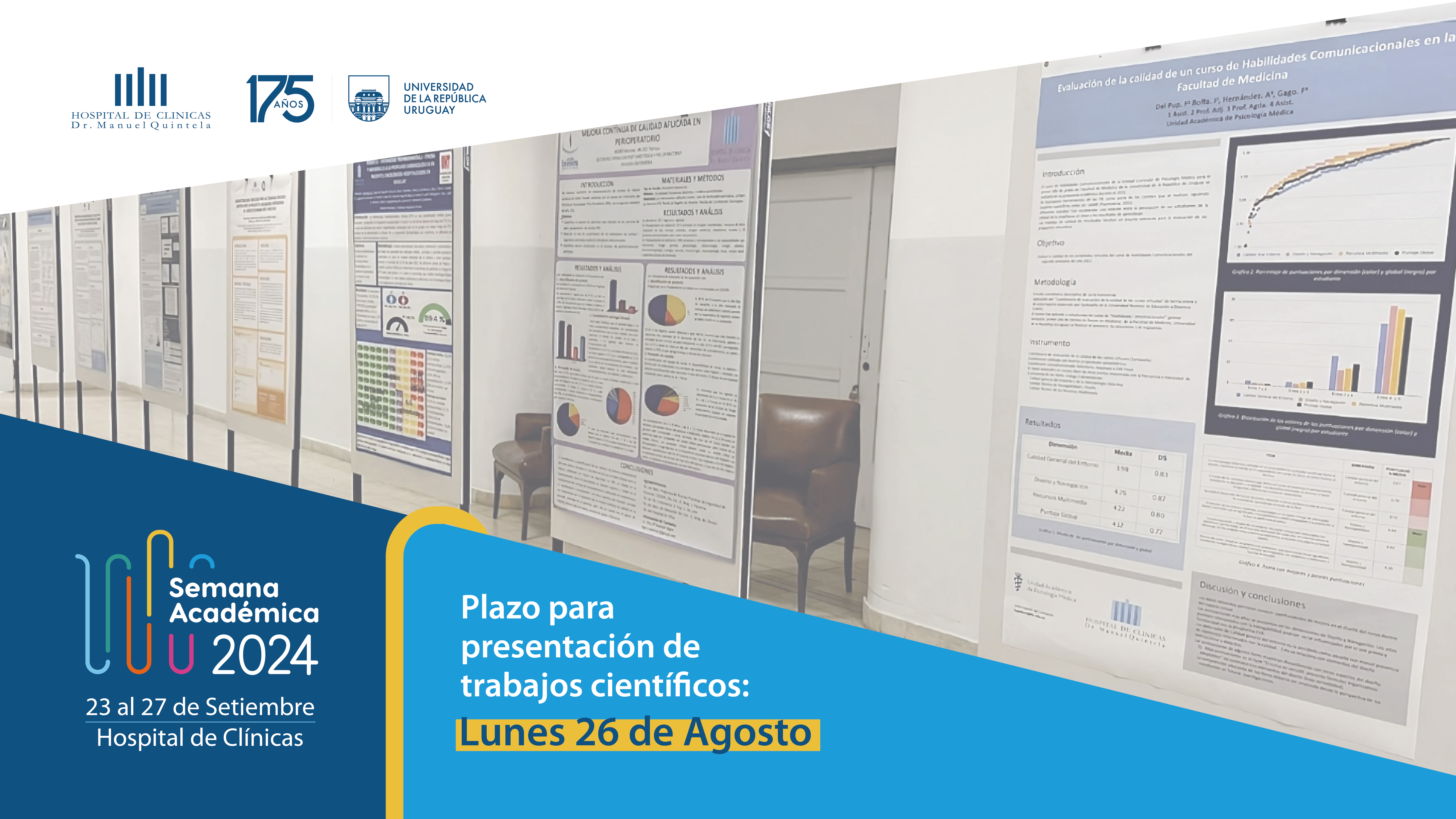 Se extiende el plazo de presentación de trabajos científicos para la Semana Académica 2024
