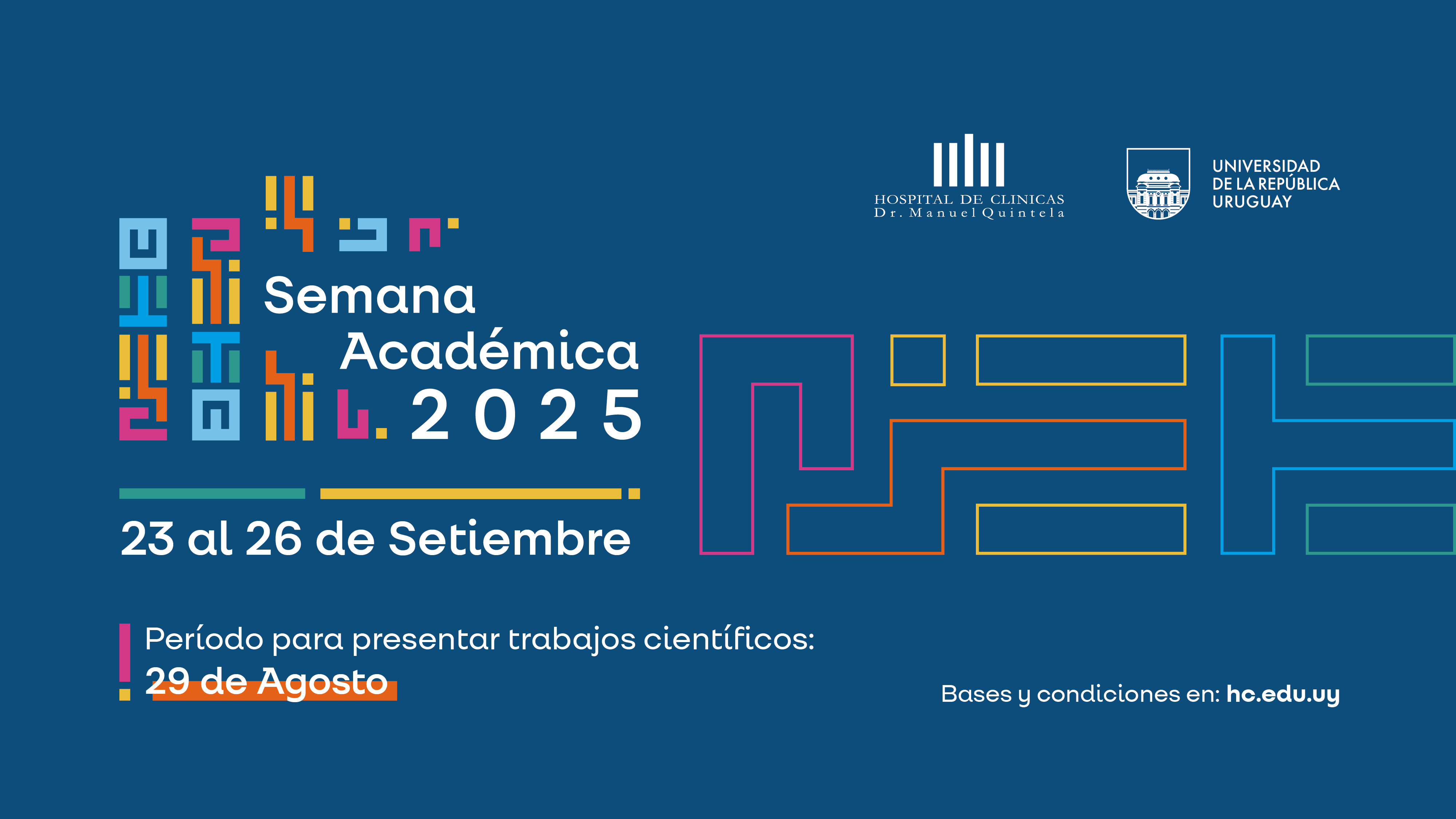 Se extiende el plazo de presentación de trabajos científicos para la Semana Académica 2025