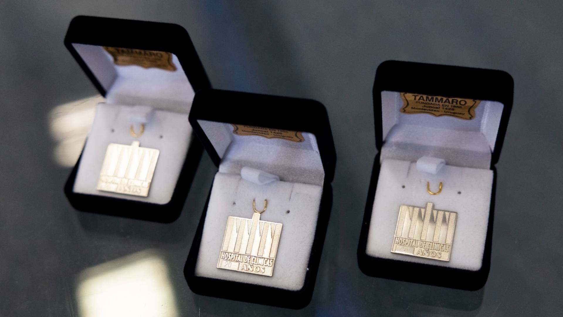 Entrega de medallas a funcionarios del Hospital de Clínicas