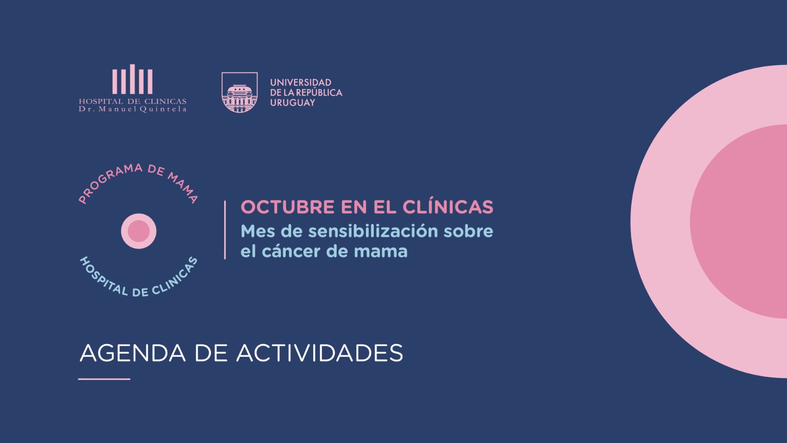 Octubre Rosa en el Hospital de Clínicas