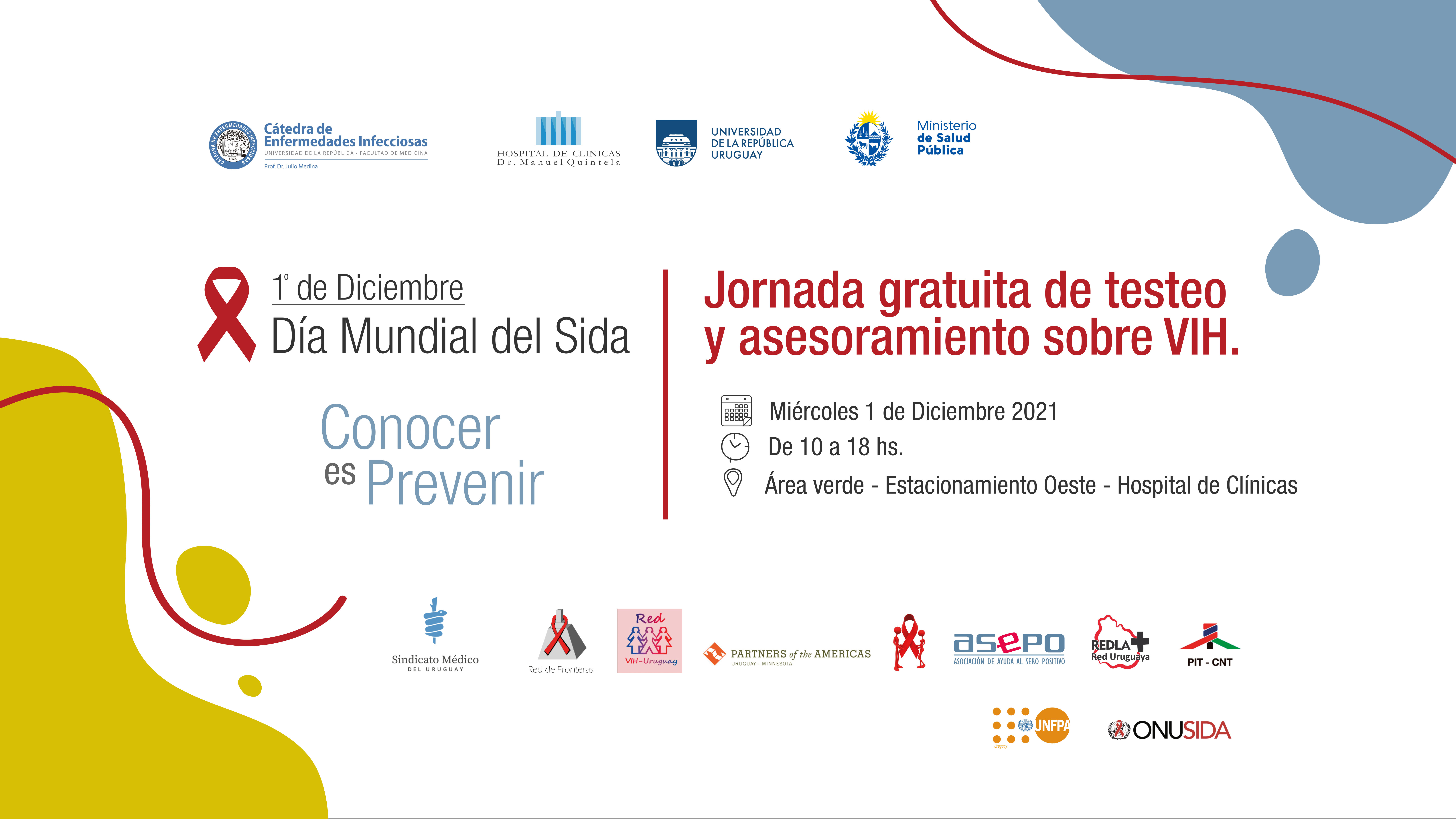 Jornada gratuita de testeo y asesoramiento sobre VIH 
