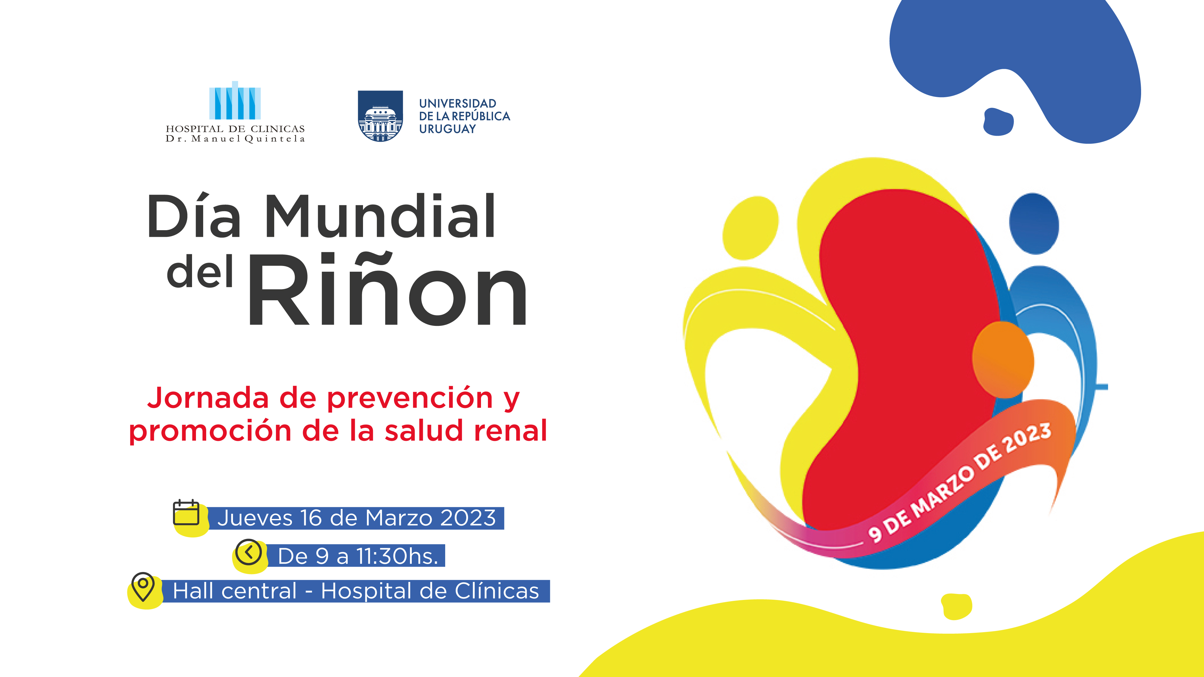 "Prepararse para lo inesperado, apoyando a los vulnerables": Día Mundial del Riñón 2023.