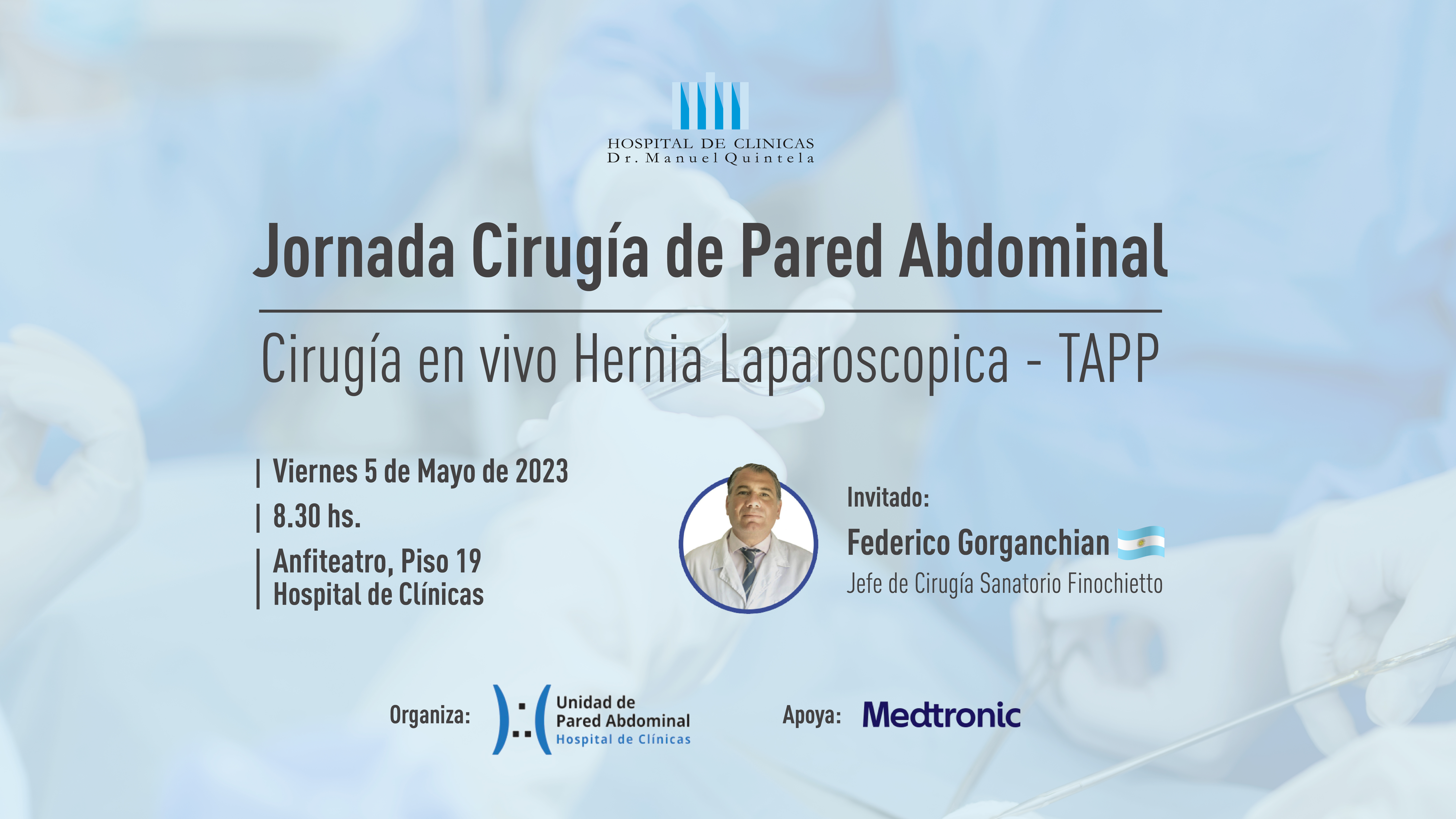 Nueva unidad de cirugía que aplicará las más modernas tecnologías para resolver patologías de la pared abdominal.