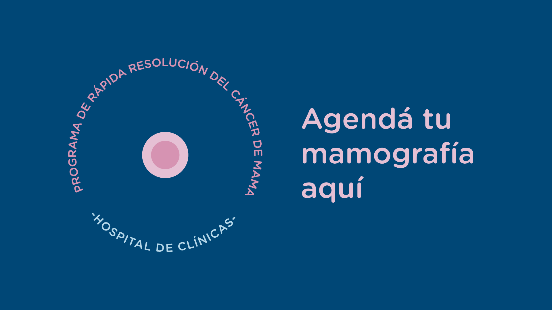 En el mes de lucha contra el cáncer de mama realizaremos mamografías gratuitas. 