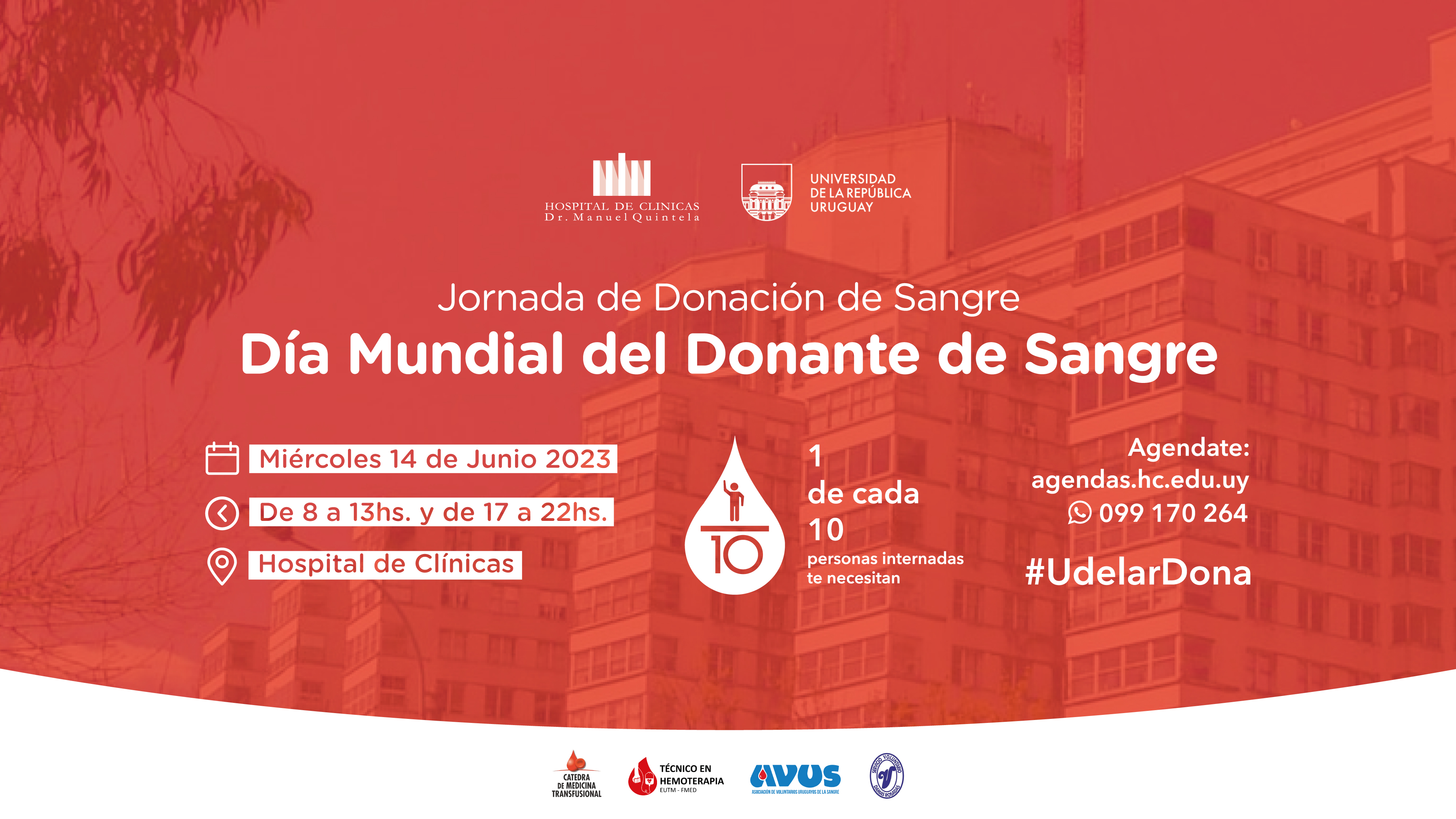 Jornada Especial de Donación de Sangre el próximo 14 de Junio
