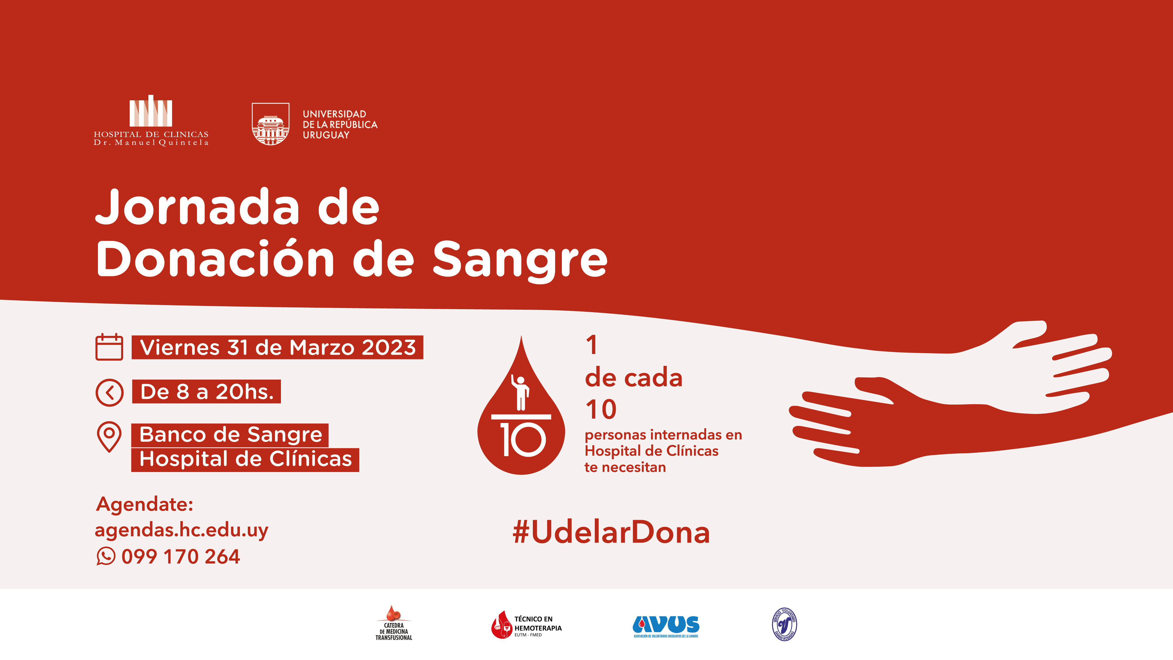 Jornada de donación de sangre con horario extendido