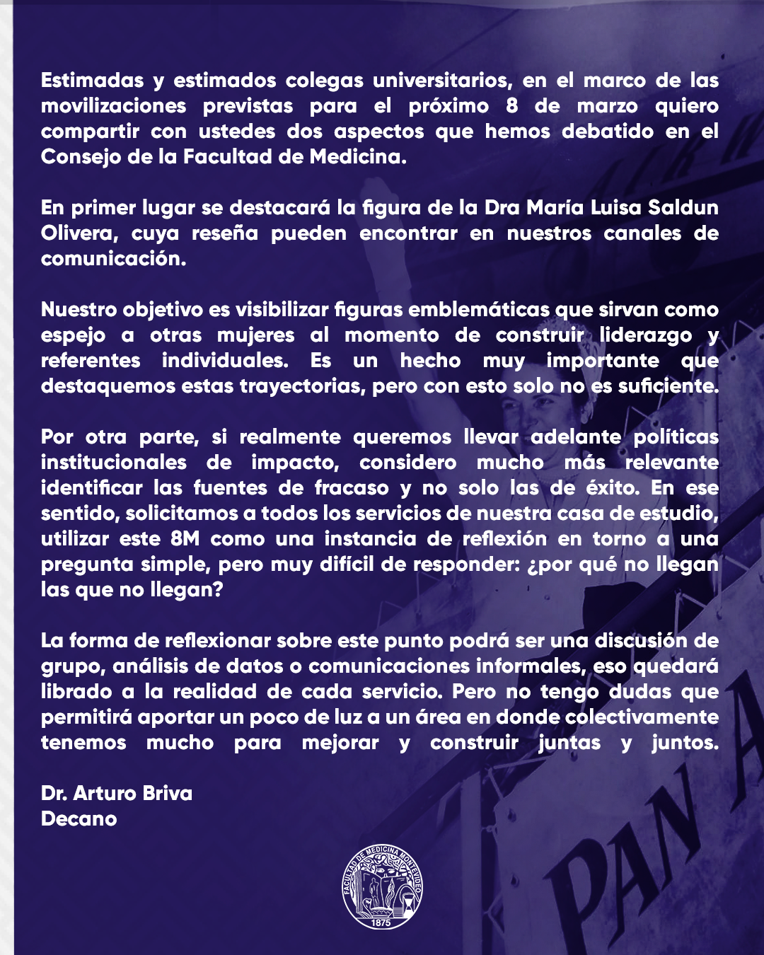 Mensajedecano8M