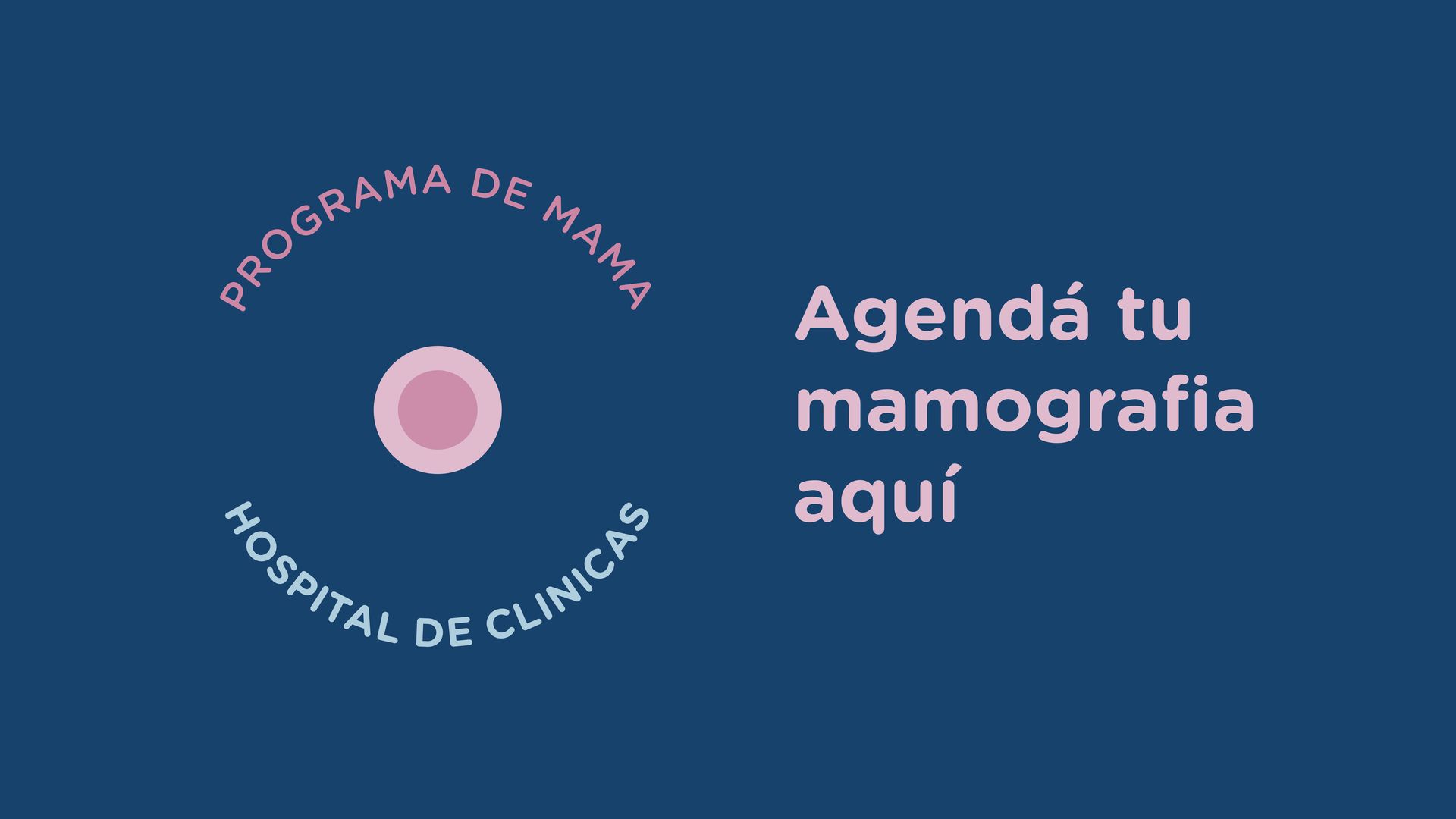 OCTUBRE ROSA en el Clínicas: mes de lucha contra en cáncer de mama