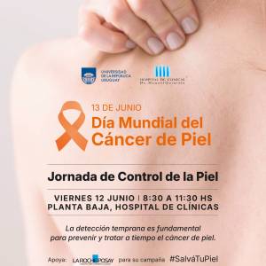 Viernes 12 de junio: Jornada de control de la Piel en el marco del Día Mundial del Cáncer de Piel
